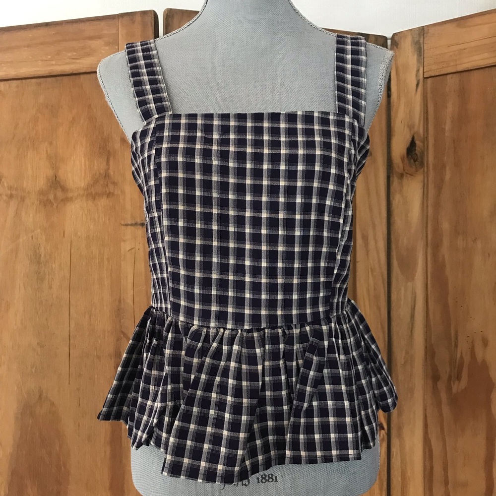 Blanque Plaid Tank Top